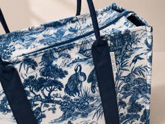 Mia Mor convertible dog tote open — spacious interior for small dog comfort and everyday essentials